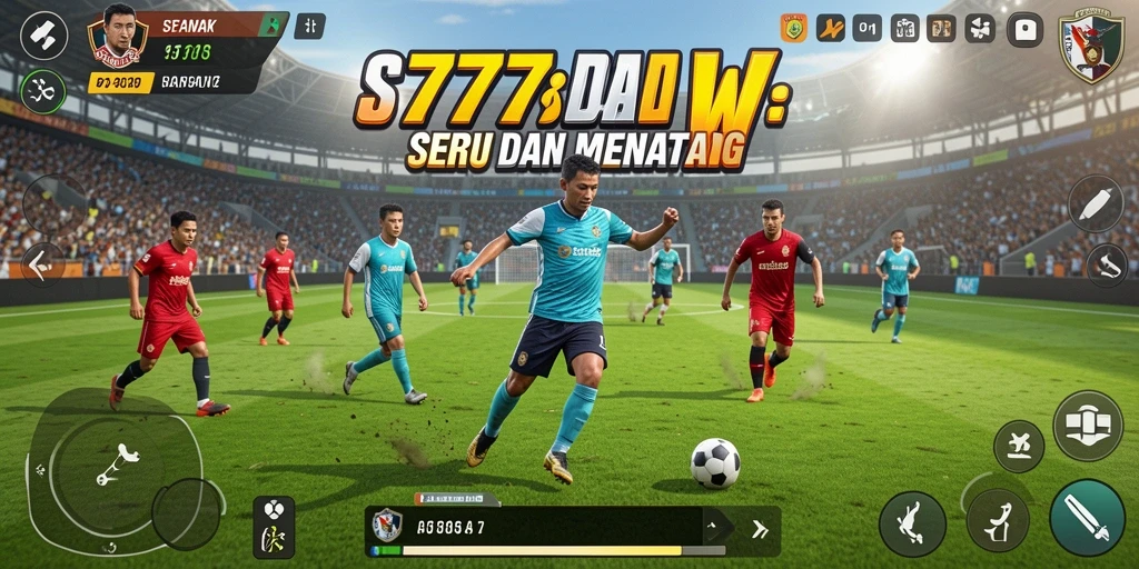 Tampilan gameplay 7777W yang penuh aksi di lapangan.