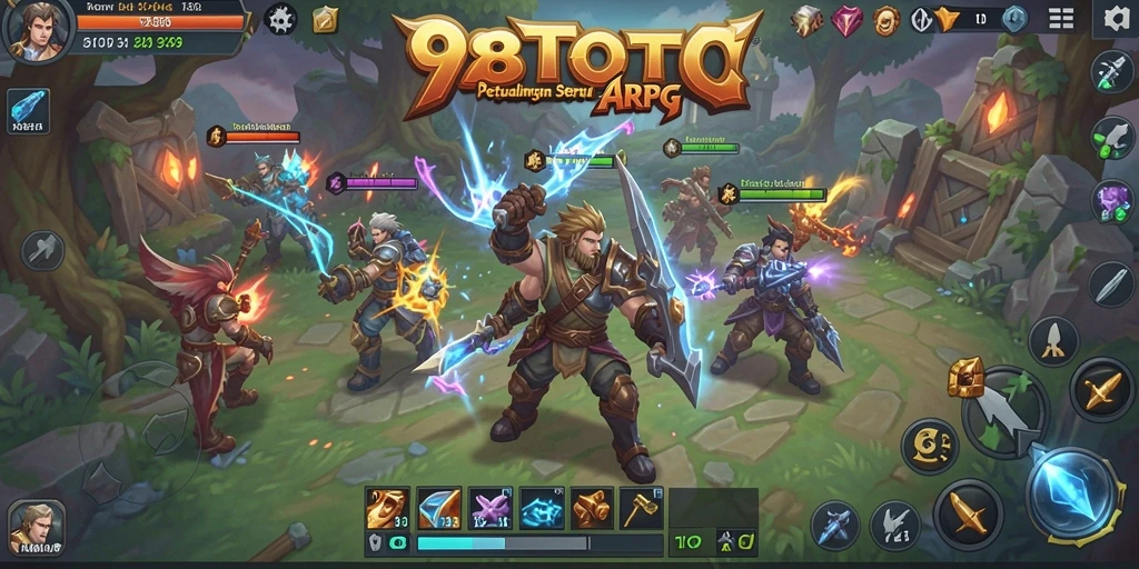 Gameplay seru 98TOTO dengan grafik memukau.