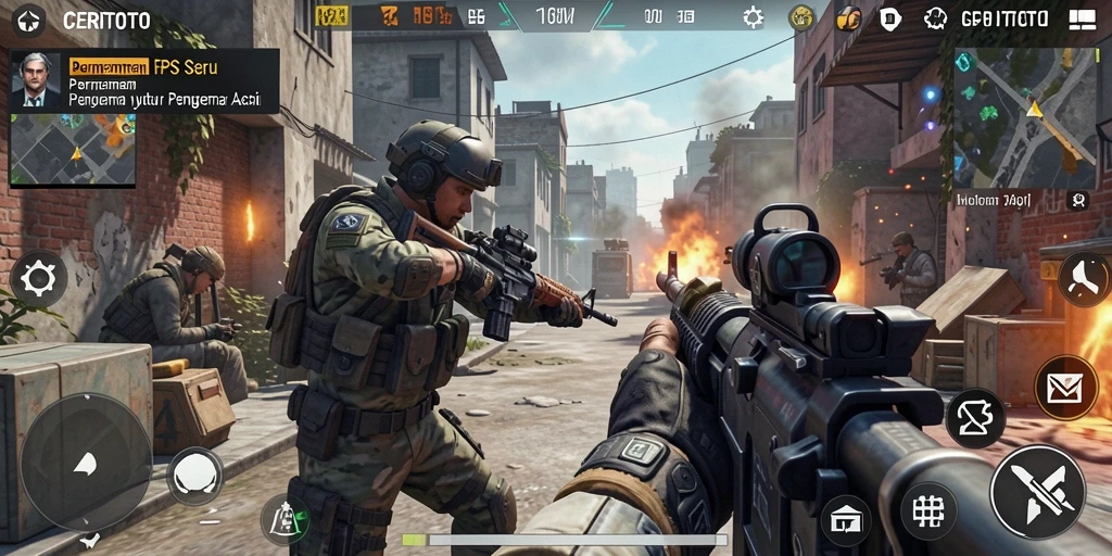 Gameplay seru dan menegangkan dalam CERITOTO.