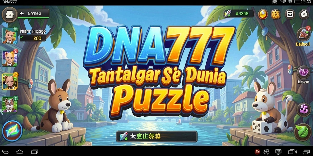 Tangkapan layar utama dari gameplay DNA777 yang menggugah.