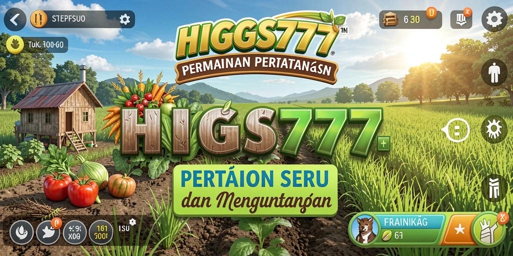 Tampilan visual yang menawan dari gameplay HIGGS777.