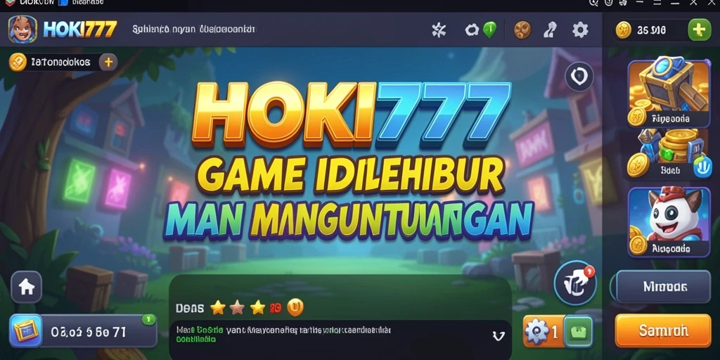 Tampilan gameplay HOKI777 yang menarik dengan berbagai fitur Idle.