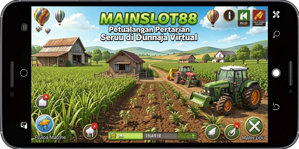 Tampilan gameplay MAINSLOT88 yang menakjubkan saat bertani dan panen.