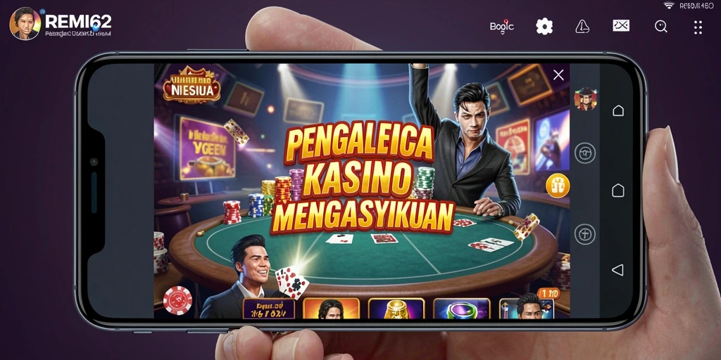 Tampilan gameplay <strong>REMI62</strong> yang mendebarkan saat bermain Kasino.