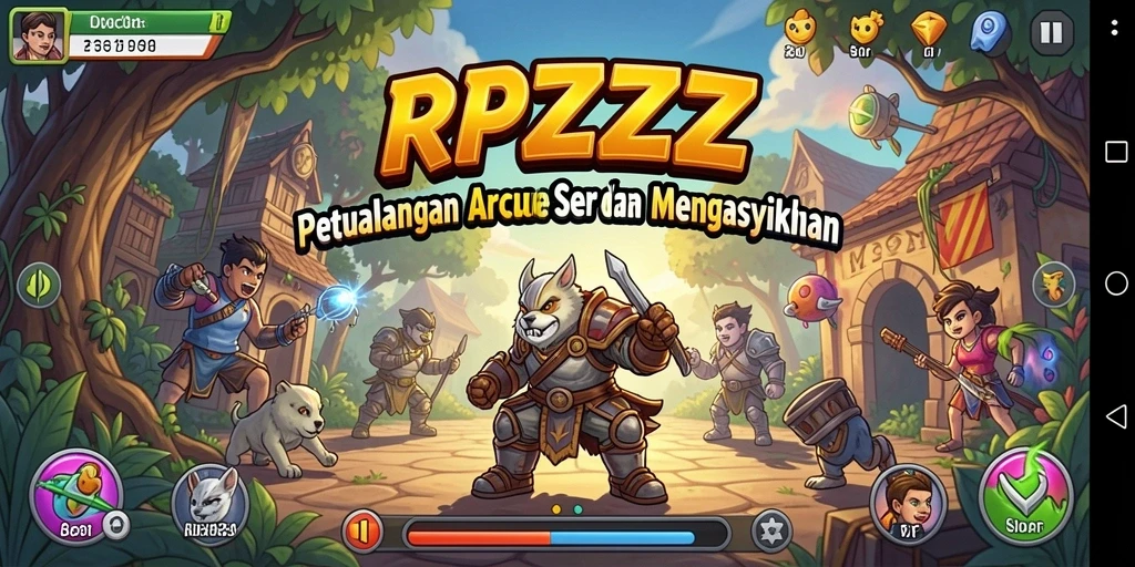 Menampilkan gameplay seru dari RPZZZ yang penuh tantangan.