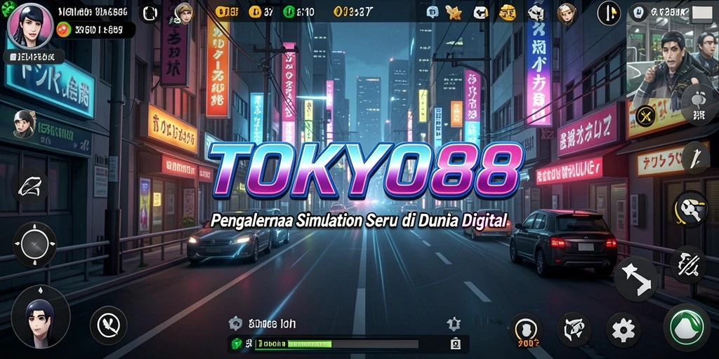Screenshot menampilkan gameplay menarik <strong>TOKYO88</strong> dengan suasana Tokyo yang hidup.